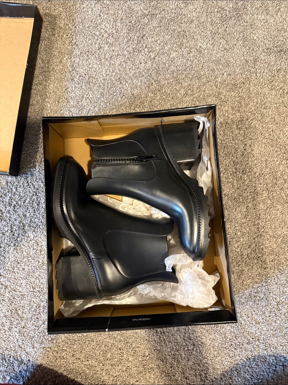 INC International Concepts Black Side-Zip Chelsea Ankle Boots